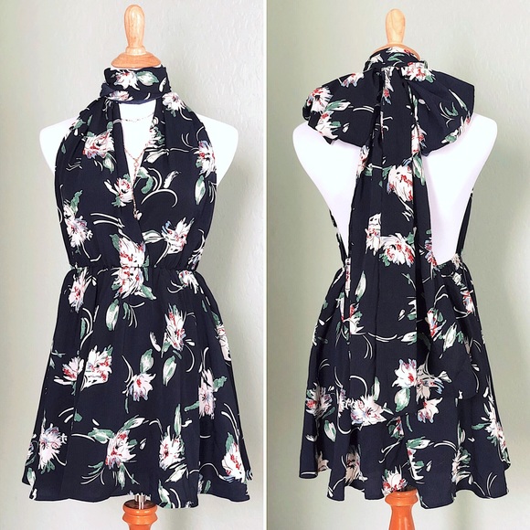 🍭Sweet Deal🍭[ Felicity ] Multi Tie Mini Dress - Picture 6 of 7